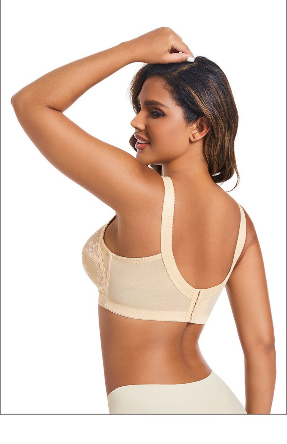 Womens Plus Size Bras Sexy Lace Ultra Thin Bras Wireless Anti Sagging Bra